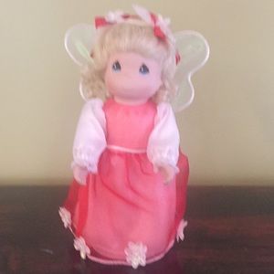 Bisque face and hands angel doll
